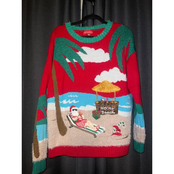 Ugly Christmas Sweater Xmas Size Large - Picture 1 of 3
